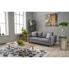 2-Seat Sofa Kale Linen - Grey Grey