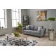 2-Seat Sofa Kale Linen - Grey Grey 2-Seat Sofa Kale Linen - Grey Grey