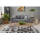 2-Seat Sofa Kale Linen - Grey Grey 2-Seat Sofa Kale Linen - Grey Grey
