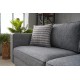 2-Seat Sofa Kale Linen - Grey Grey 2-Seat Sofa Kale Linen - Grey Grey