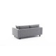 2-Seat Sofa Kale Linen - Grey Grey 2-Seat Sofa Kale Linen - Grey Grey