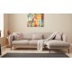 Corner Sofa-Bed Venus R - Cream Cream Atelier del Sofa Corner Sofa-Bed Venus R - Cream Cream