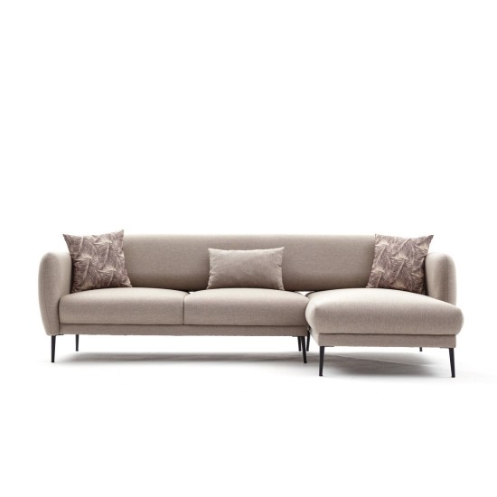 Corner Sofa-Bed Venus R - Cream Cream Atelier del Sofa Corner Sofa-Bed Venus R - Cream Cream