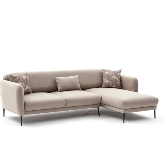 Corner Sofa-Bed Venus R - Cream Cream Atelier del Sofa Corner Sofa-Bed Venus R - Cream Cream