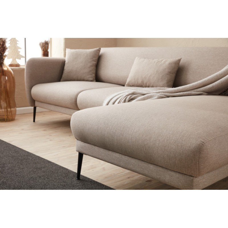 Atelier del Sofa Corner Sofa-Bed Venus R - Cream Cream