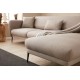 Corner Sofa-Bed Venus R - Cream Cream Atelier del Sofa Corner Sofa-Bed Venus R - Cream Cream