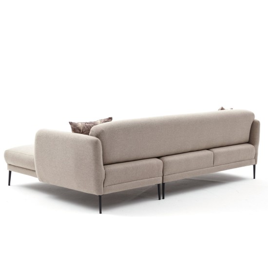 Corner Sofa-Bed Venus R - Cream Cream Atelier del Sofa Corner Sofa-Bed Venus R - Cream Cream