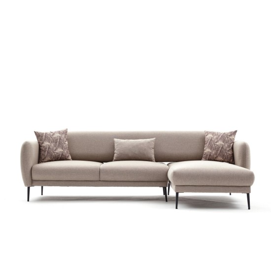 Corner Sofa-Bed Venus R - Cream Cream Atelier del Sofa Corner Sofa-Bed Venus R - Cream Cream
