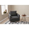 Atelier del Sofa 1-Seat Sofa Eva - Anthracite Anthracite