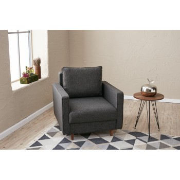 1-Seat Sofa Eva - Anthracite Anthracite
