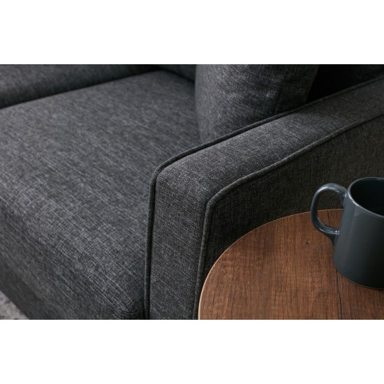 Atelier del Sofa 1-Seat Sofa Eva - Anthracite Anthracite