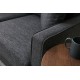 Atelier del Sofa 1-Seat Sofa Eva - Anthracite Anthracite
