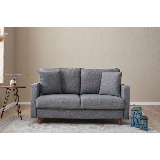 2-Seat Sofa Eva - Grey Grey 2-Seat Sofa Eva - Grey Grey