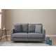 2-Seat Sofa Eva - Grey Grey 2-Seat Sofa Eva - Grey Grey