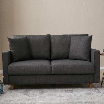 2-Seat Sofa Eva - Anthracite Anthracite