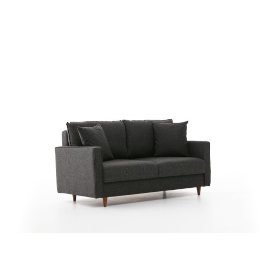 2-Seat Sofa Eva - Anthracite Anthracite Atelier del Sofa 2-Seat Sofa Eva - Anthracite Anthracite