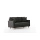2-Seat Sofa Eva - Anthracite Anthracite Atelier del Sofa 2-Seat Sofa Eva - Anthracite Anthracite