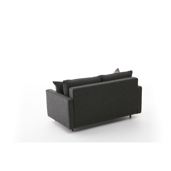 2-Seat Sofa Eva - Anthracite Anthracite Atelier del Sofa 2-Seat Sofa Eva - Anthracite Anthracite
