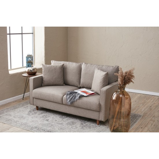 2-Seat Sofa Eva - Cream Cream 2-Seat Sofa Eva - Cream Cream