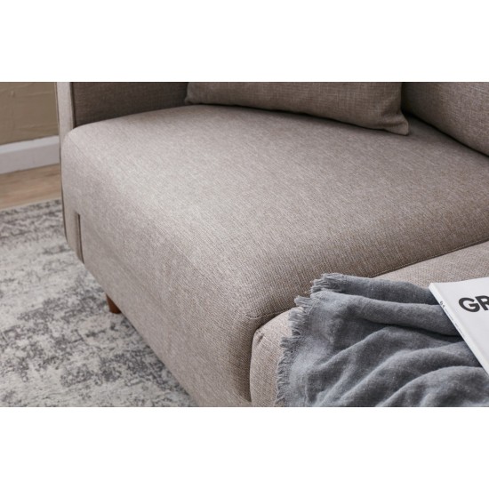 2-Seat Sofa Eva - Cream Cream 2-Seat Sofa Eva - Cream Cream