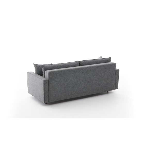 3-Seat Sofa Eva - Grey Grey 3-Seat Sofa Eva - Grey Grey