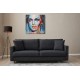 3-Seat Sofa Eva - Anthracite Anthracite 3-Seat Sofa Eva - Anthracite Anthracite