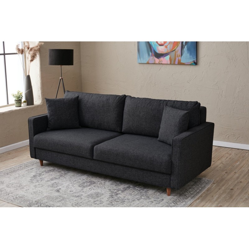 3-Seat Sofa Eva - Anthracite Anthracite