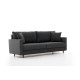 3-Seat Sofa Eva - Anthracite Anthracite 3-Seat Sofa Eva - Anthracite Anthracite