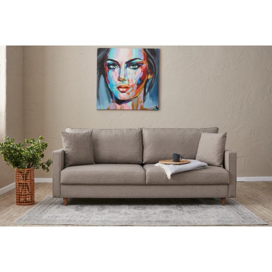 3-Seat Sofa Eva - Cream Cream Atelier del Sofa 3-Seat Sofa Eva - Cream Cream