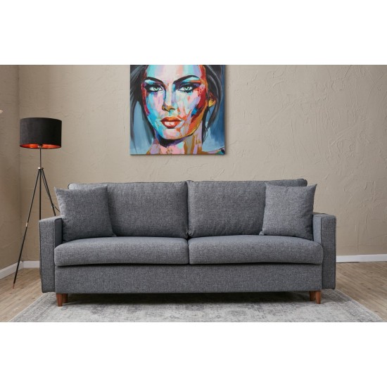 Atelier del Sofa 3-Seat Sofa-Bed Eva - Grey Grey