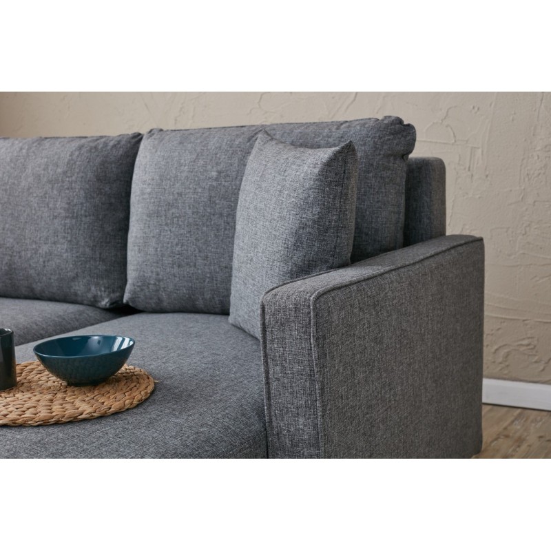 Atelier del Sofa 3-Seat Sofa-Bed Eva - Grey Grey