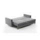 Atelier del Sofa 3-Seat Sofa-Bed Eva - Grey Grey