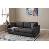 Atelier del Sofa 3-Seat Sofa-Bed Eva - Anthracite Anthracite