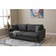 3-Seat Sofa-Bed Eva - Anthracite Anthracite Atelier del Sofa 3-Seat Sofa-Bed Eva - Anthracite Anthracite