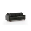 Atelier del Sofa 3-Seat Sofa-Bed Eva - Anthracite Anthracite