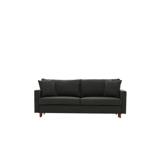 3-Seat Sofa-Bed Eva - Anthracite Anthracite Atelier del Sofa 3-Seat Sofa-Bed Eva - Anthracite Anthracite