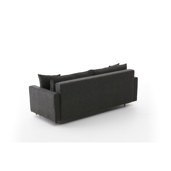 3-Seat Sofa-Bed Eva - Anthracite Anthracite Atelier del Sofa 3-Seat Sofa-Bed Eva - Anthracite Anthracite