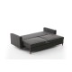 3-Seat Sofa-Bed Eva - Anthracite Anthracite Atelier del Sofa 3-Seat Sofa-Bed Eva - Anthracite Anthracite