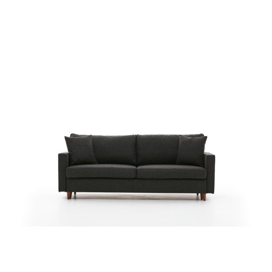 3-Seat Sofa-Bed Eva - Anthracite Anthracite Atelier del Sofa 3-Seat Sofa-Bed Eva - Anthracite Anthracite