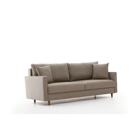 3-Seat Sofa-Bed Eva - Cream Cream Atelier del Sofa 3-Seat Sofa-Bed Eva - Cream Cream