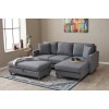 Atelier del Sofa Corner Sofa Eva Right - Grey Grey