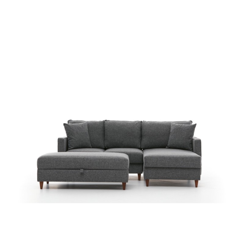 Atelier del Sofa Corner Sofa Eva Right - Grey Grey
