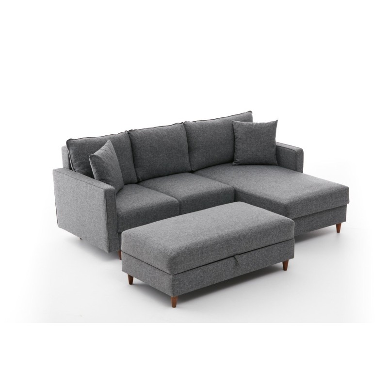 Atelier del Sofa Corner Sofa Eva Right - Grey Grey