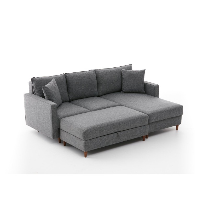 Atelier del Sofa Corner Sofa Eva Right - Grey Grey