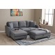 Atelier del Sofa Corner Sofa Eva Left - Grey Grey