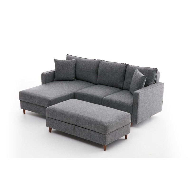 Atelier del Sofa Corner Sofa Eva Left - Grey Grey