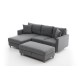 Atelier del Sofa Corner Sofa Eva Left - Grey Grey