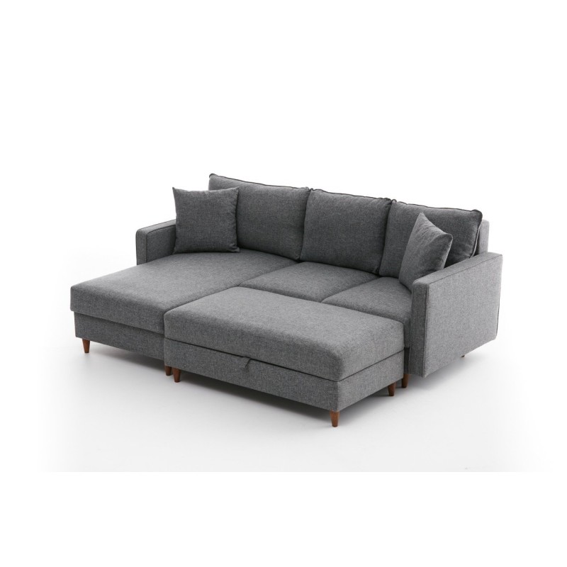 Atelier del Sofa Corner Sofa Eva Left - Grey Grey