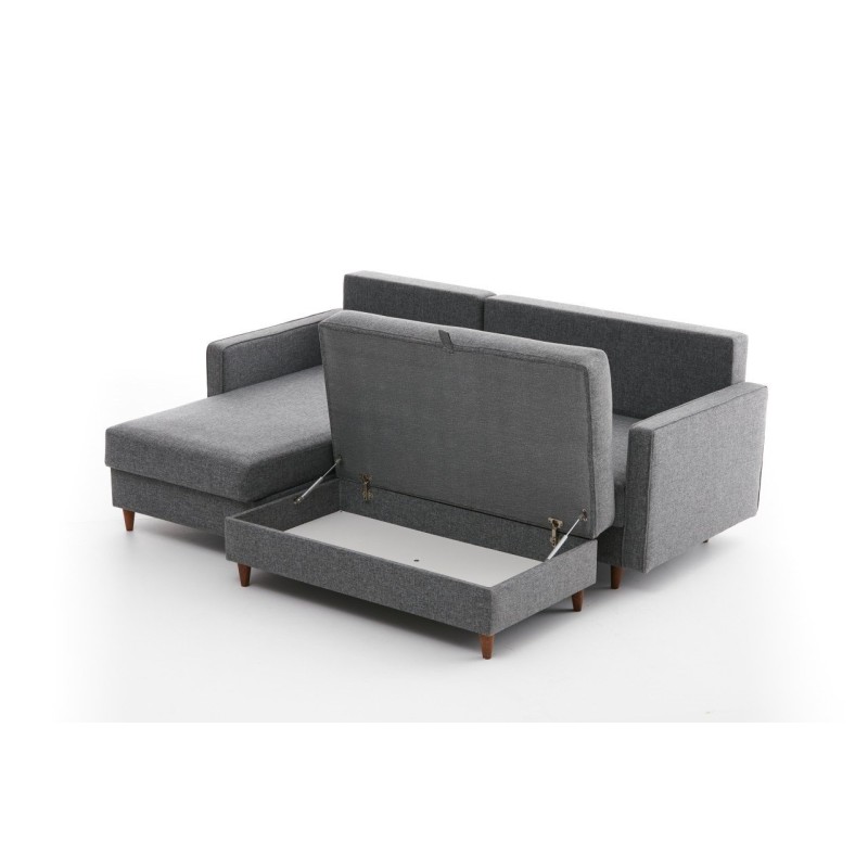 Atelier del Sofa Corner Sofa Eva Left - Grey Grey
