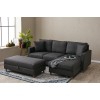 Atelier del Sofa Corner Sofa Eva Right - Anthracite Anthracite